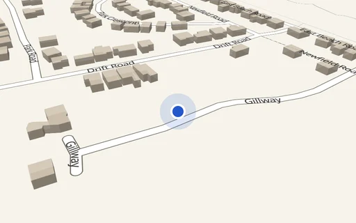 Location map: Driveway on 10 GILL WAY