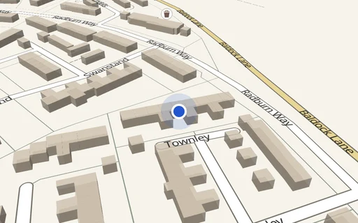 Location map: Townley Site 3, Letchworth Garden City