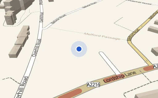 Location map: R/O Sunderland Court