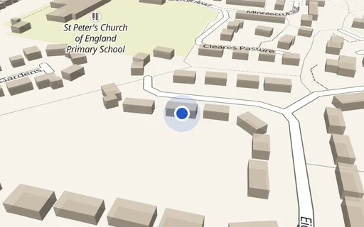 Location map: Eight Acres, Burnham, Slough