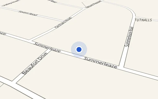Location map: Summerleaze (behind House 7) Lydney, Gloucestershire
