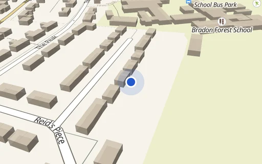Location map: Reids Piece (access adj House 38), Purton, Swindon