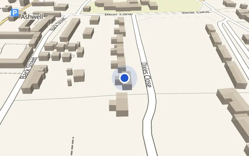 Location map: Dixies Close (access adj No. 44), Ashwell, Baldock