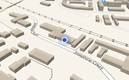 Location map: Trafalgar Court (Site 2 )