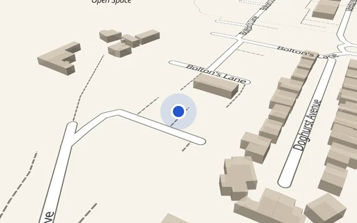 Location map: Chestnut Close