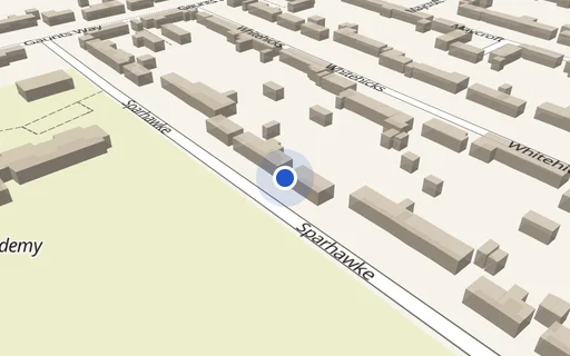 Location map: Sparhawke, Letchworth, Herts