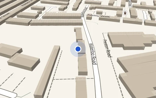Location map: R/O 84/86 Waterloo Road