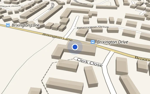 Location map: Langstone Drive (site2) Access Adj 10 Clerks Close, Exmouth, Devon