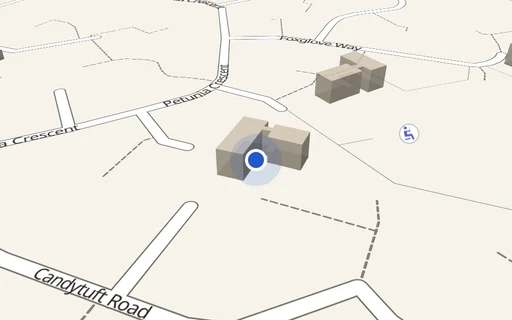 Location map: Larkspur Court