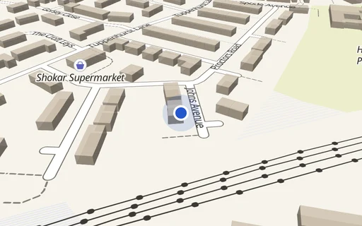 Location map: Johns Avenue