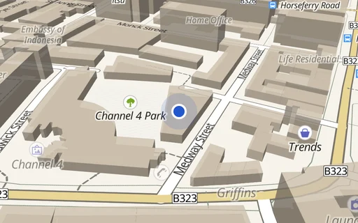 Location map: Parking on Octavia House, SW1P