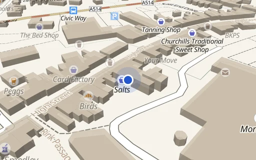 Location map: Allocated Space on Green Lane/ Duckworth Square
