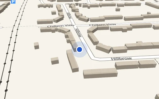 Location map: Hillbrow (access adj 57), Letchworth