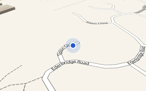 Location map: Driveway on Tipton Close