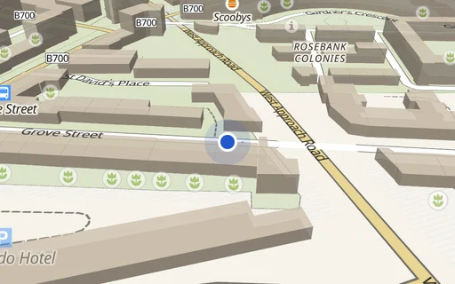 Location map: Car Park on Grove Street