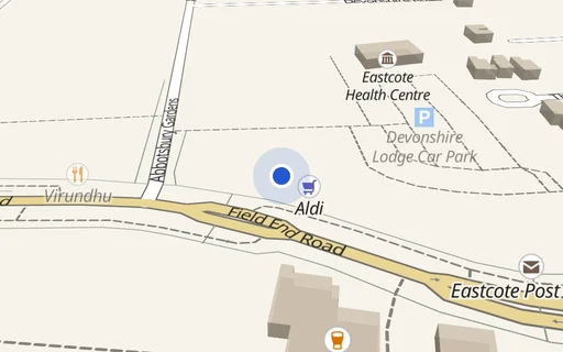 Location map: Field End Road (access adj 117), Abbotsbury Gardens, Pinner