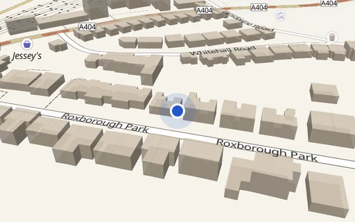 Location map: Hale Lodge, 51 Roxborough Park, Harrow On The Hill, Middlesex