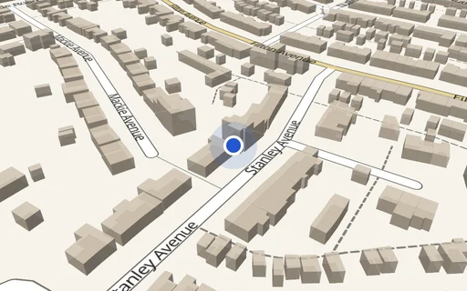 Location map: R/O 2 Stanley Avenue