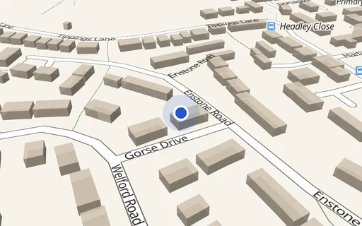 Location map: Enstone Road/Pitford Road