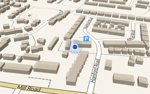 Location map: Hanford Road (site 2) (access Adj No 2), Aveley