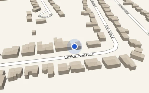 Location map: Parking on Links Avenue, NR6