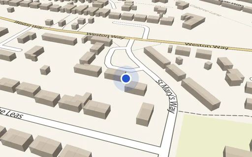 Location map: St Mary’s Way, Baldock, Herts