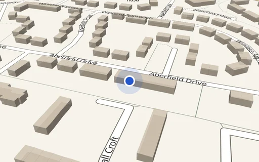 Location map: Parking on Aberfield Dr, LS10