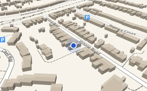 Location map: Adj. 37 Victoria Road