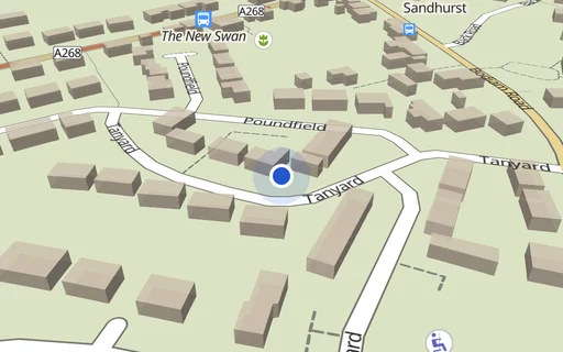 Location map: Adj. 8 Tanyard Estate