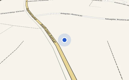 Location map: Roxeth Green Avenue, access adj House 36a, South Harrow, Middlesex