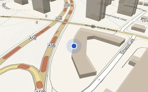 Location map: Parking on LS, Carlton Gate