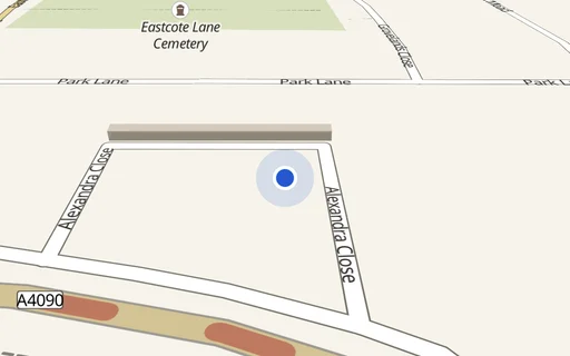 Location map: Alexandra Close