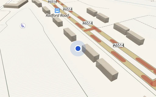 Location map: Parking on Western Blvd, NG8