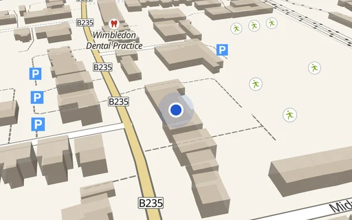 Location map: 114-118 Worple Road