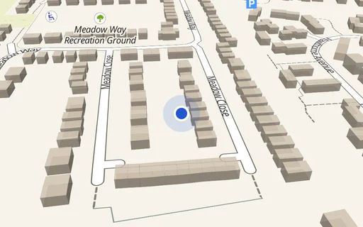 Location map: Parking on Meadow Cl, NR6