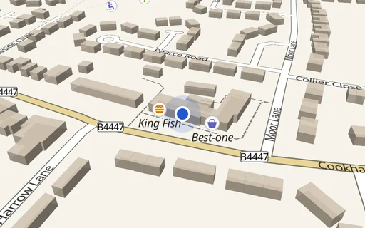 Location map: Laggan House access adj 130 Cookham Road Maidenhead