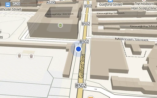 Location map: Parking on Vicarage Drive, BR3