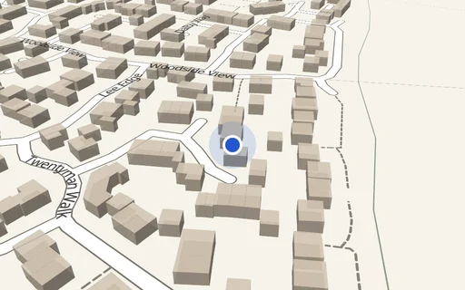 Location map: Parking on Rivendale, LS10