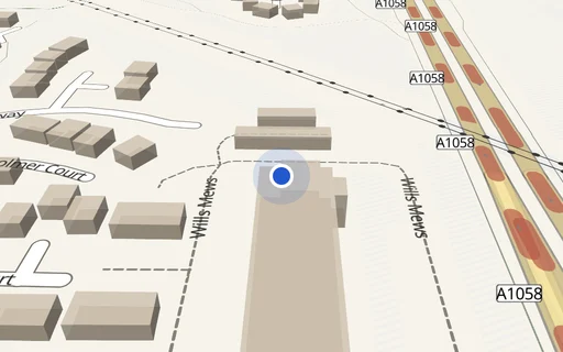 Location map: Parking on The Wills Bldg, NE7