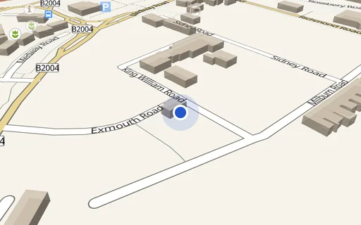 Location map: King William Road