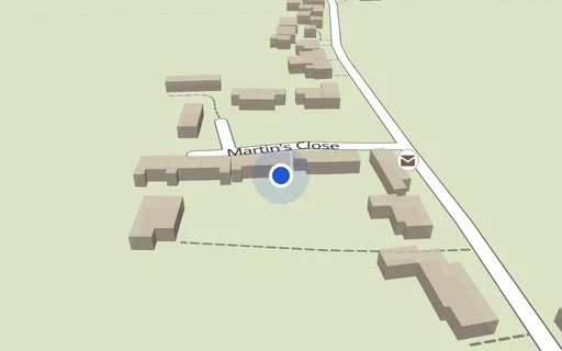 Location map: Martins Close (adj House 5), Bottlesford