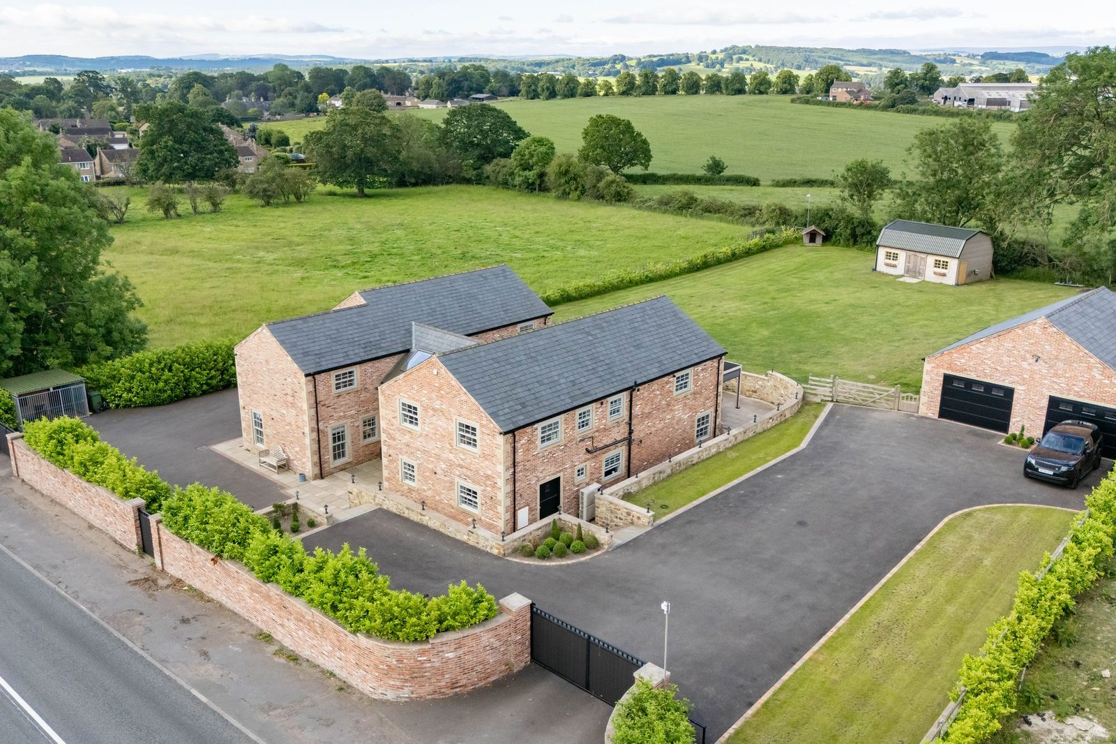 Bretton: equestrian with outbuildings