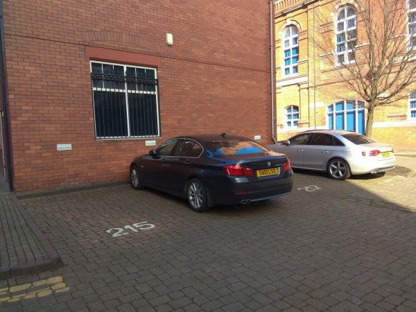 Parking on Deva City Office Park, M3