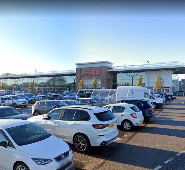 Parking on Tesco Superstore, AB32