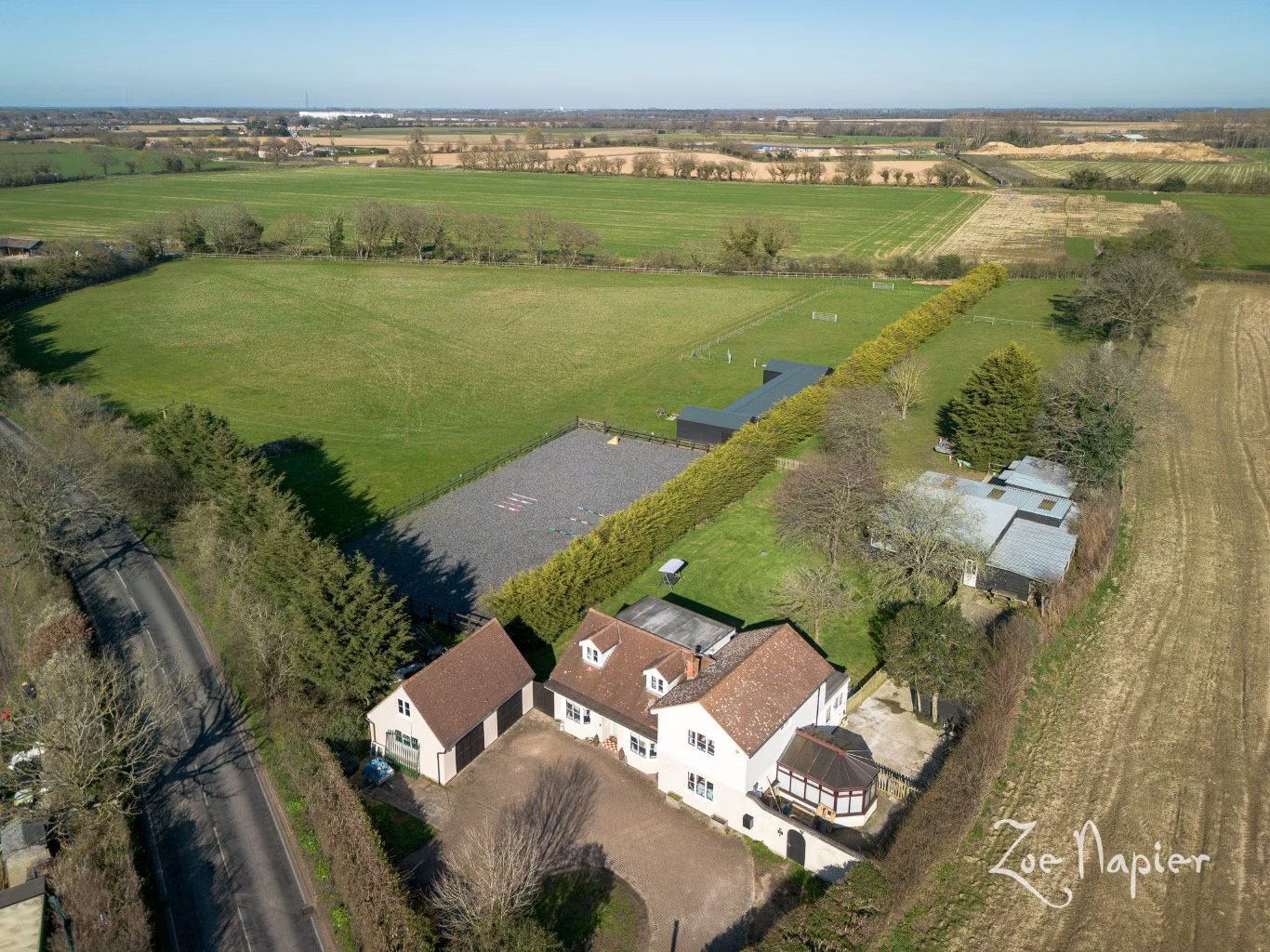Detached house with outbuildings, Thorrington