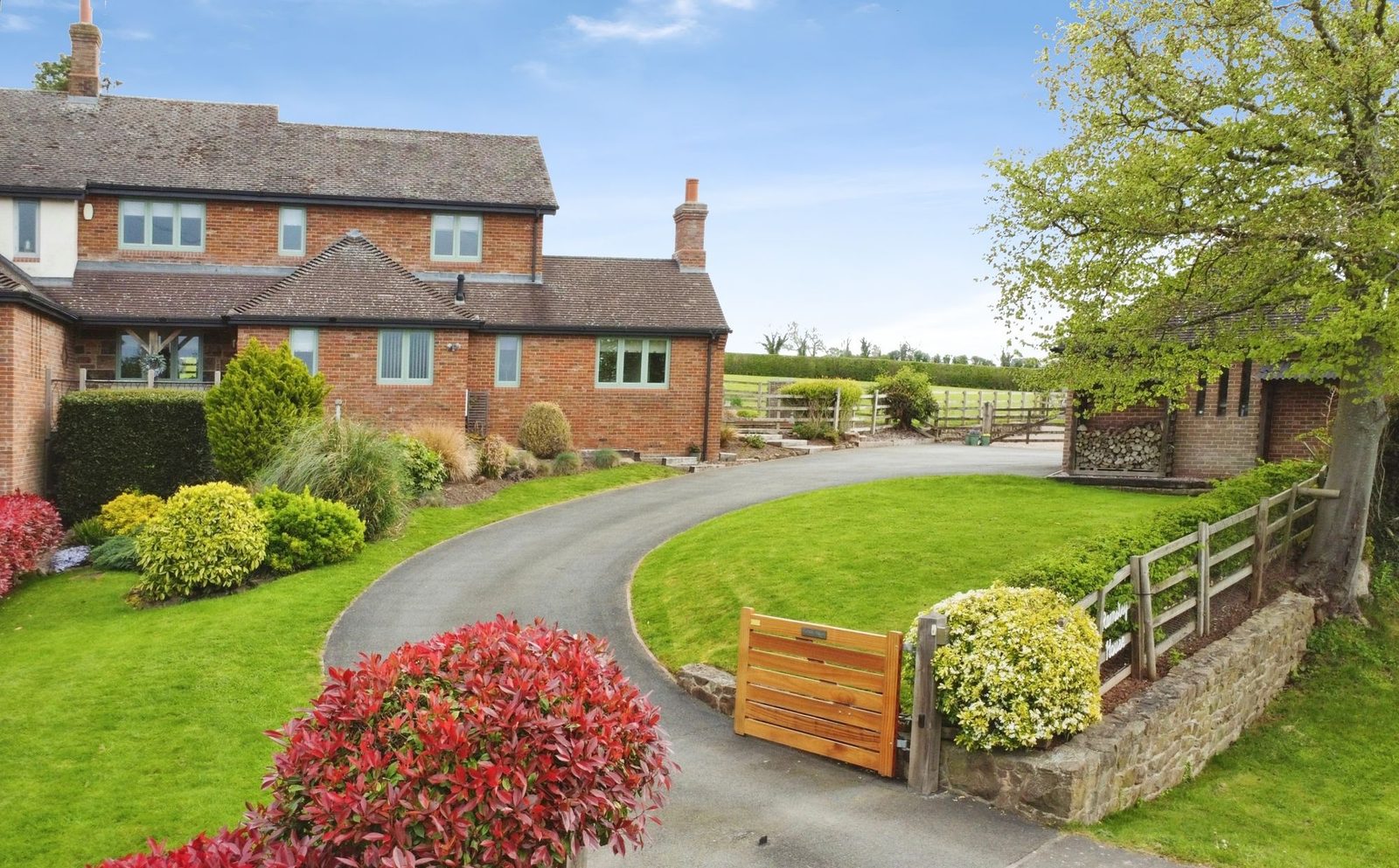 Semi-detached house with outbuildings, Derby