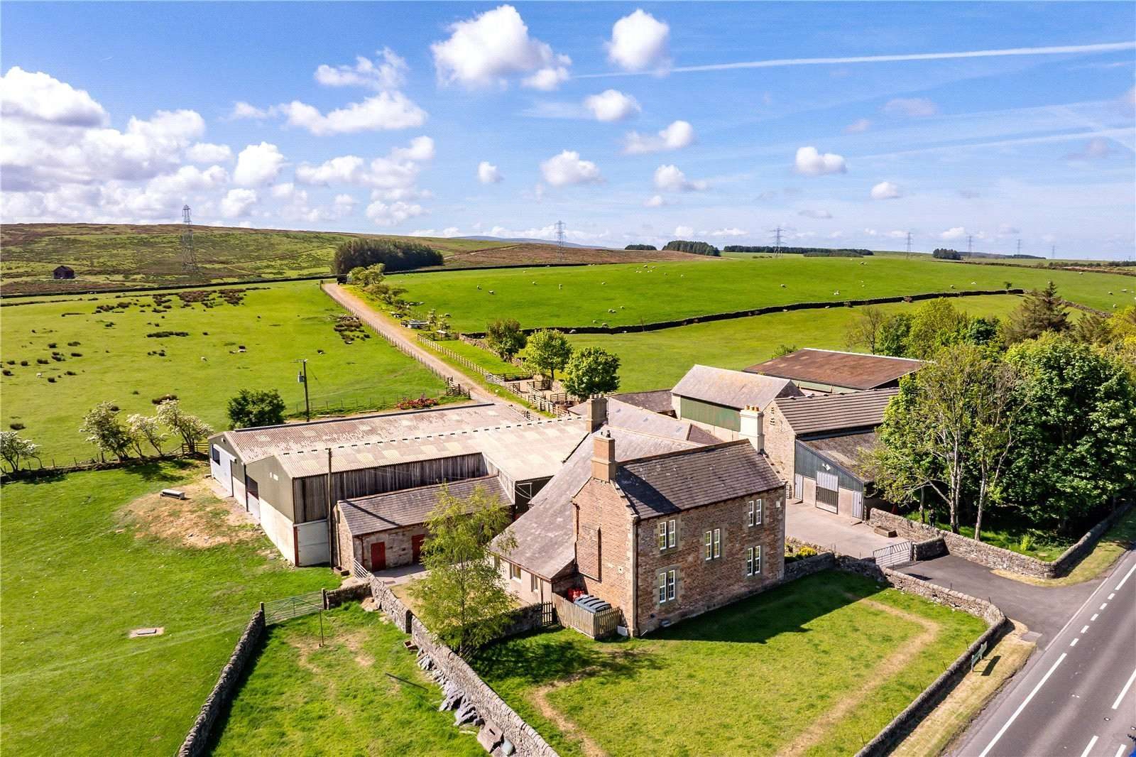 Brampton: farmhouse with outbuildings