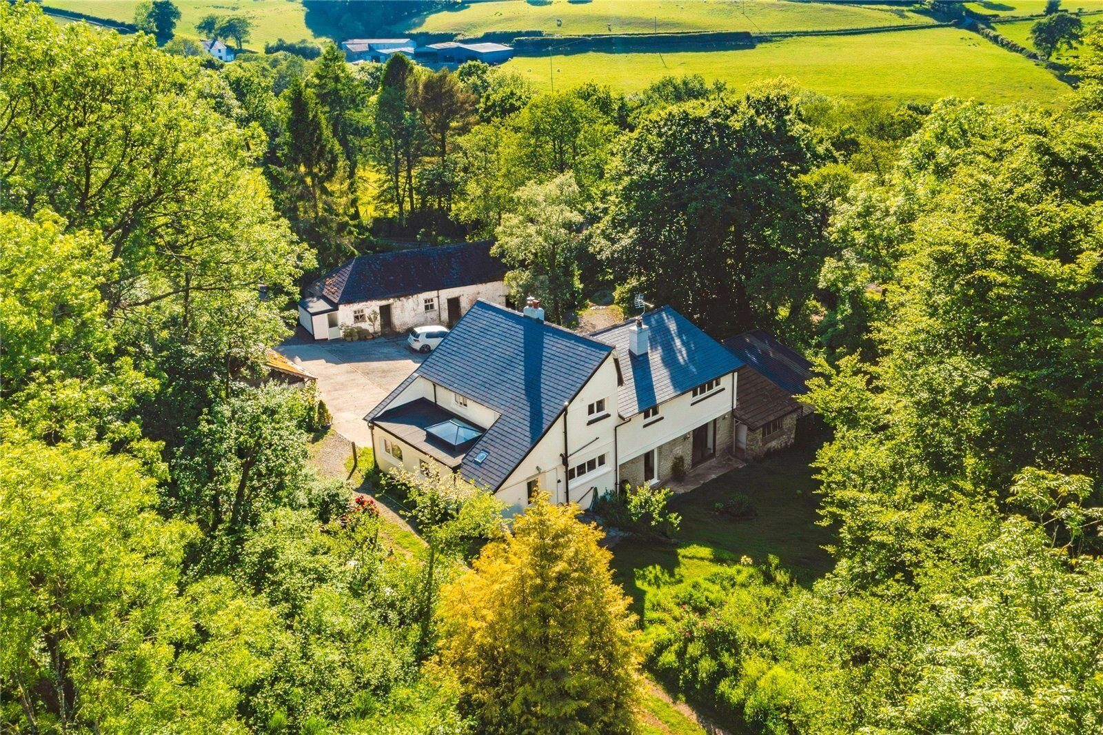 Detached house with paddocks, Lampeter