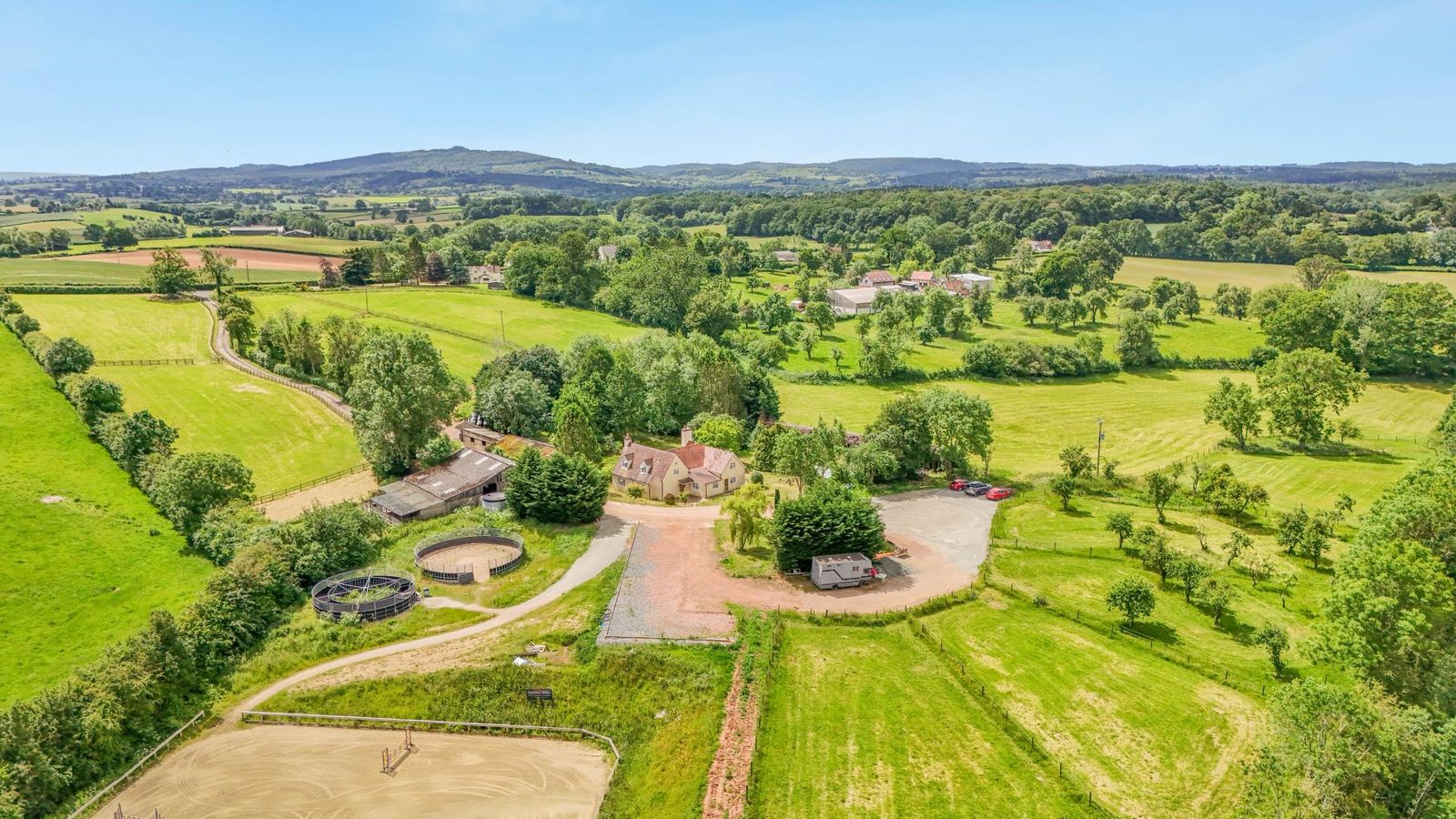 Equestrian with outbuildings, Equestrian