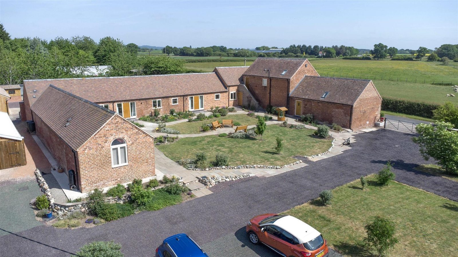 Barn conversion with outbuildings in Shrewsbury